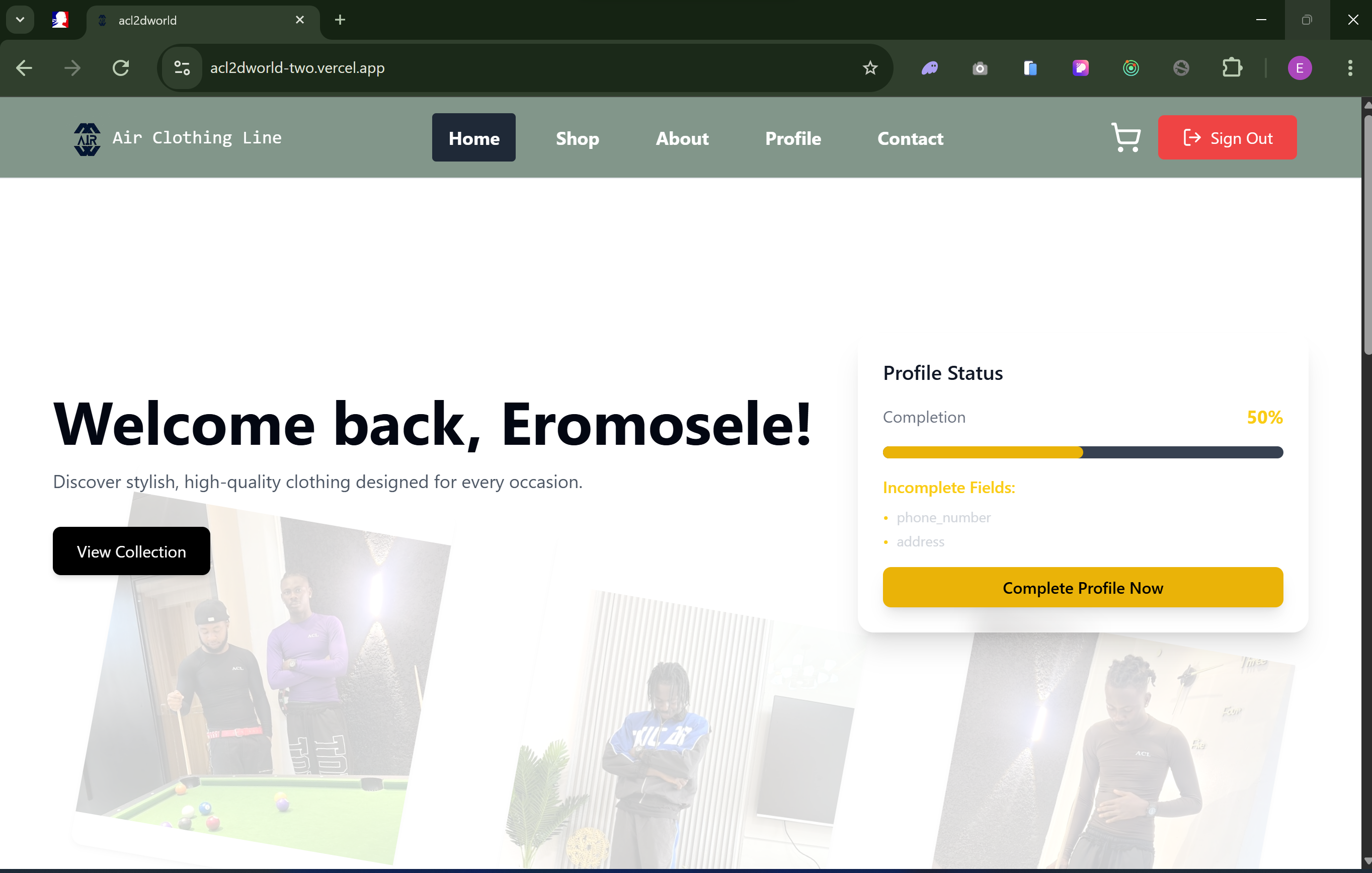 AirLine - Clothing E-Commerce Store thumbnail